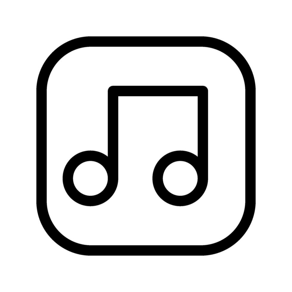 Music Note Icon Vector Symbol Design Illustration