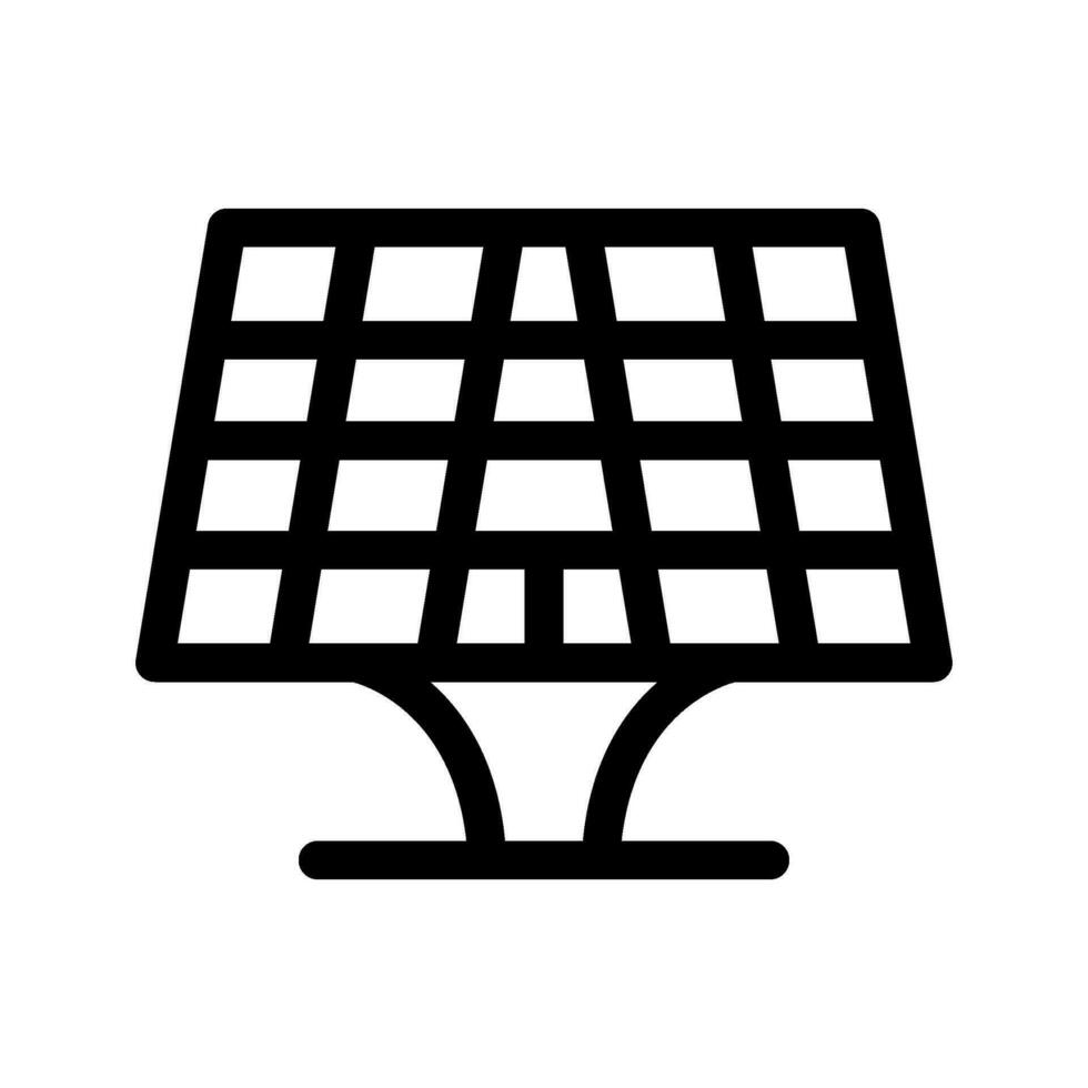 Solar Panel Icon Vector Symbol Design Illustration