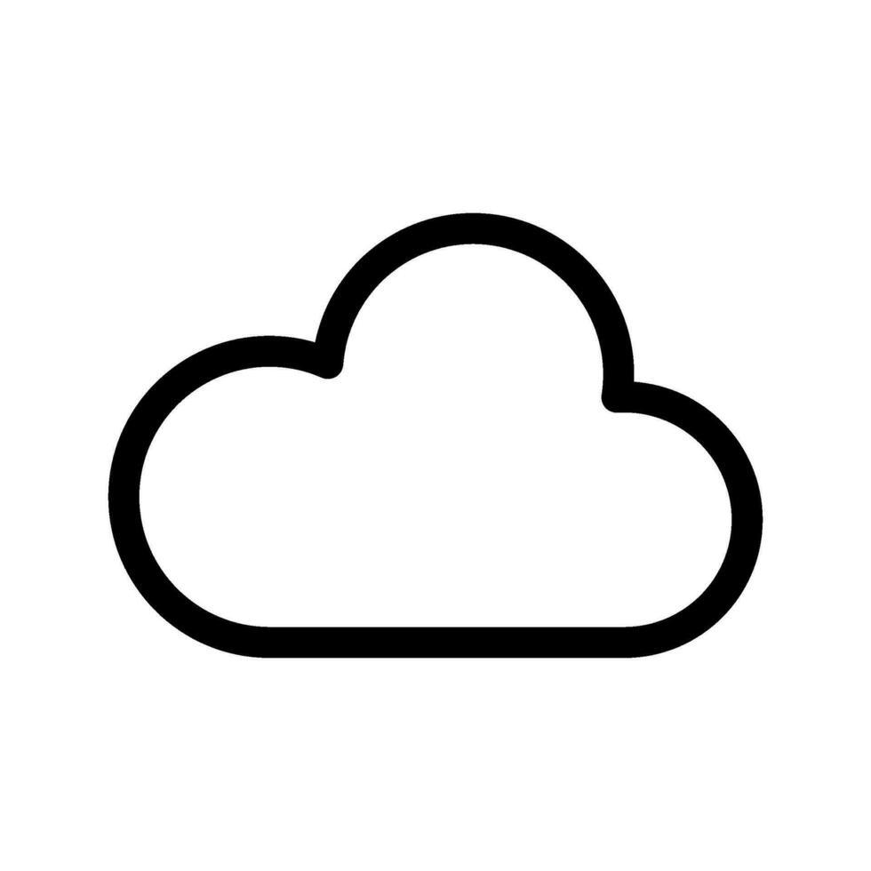 Cloud Icon Vector Symbol Design Illustration
