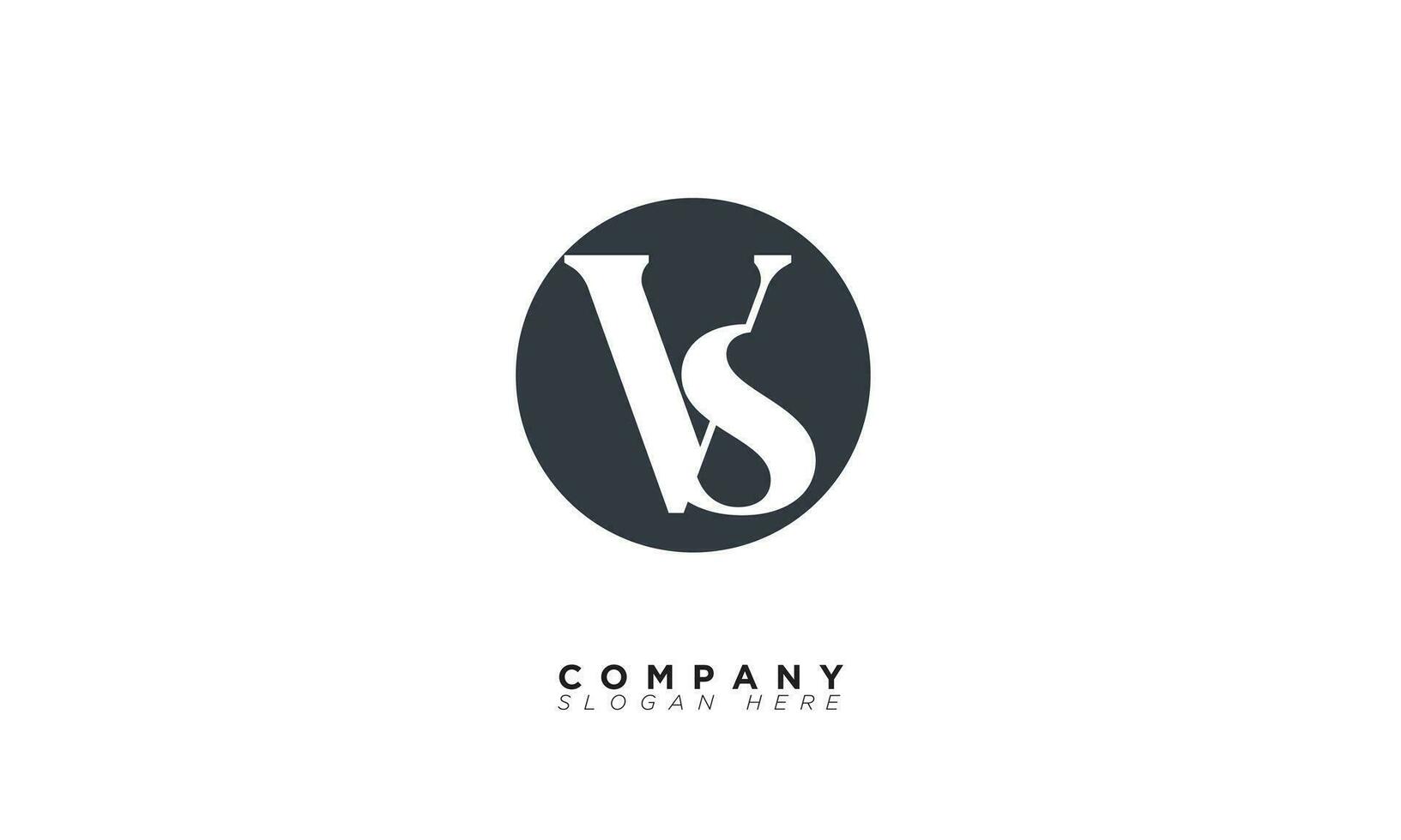 VS Alphabet letters Initials Monogram logo SV, V and S vector