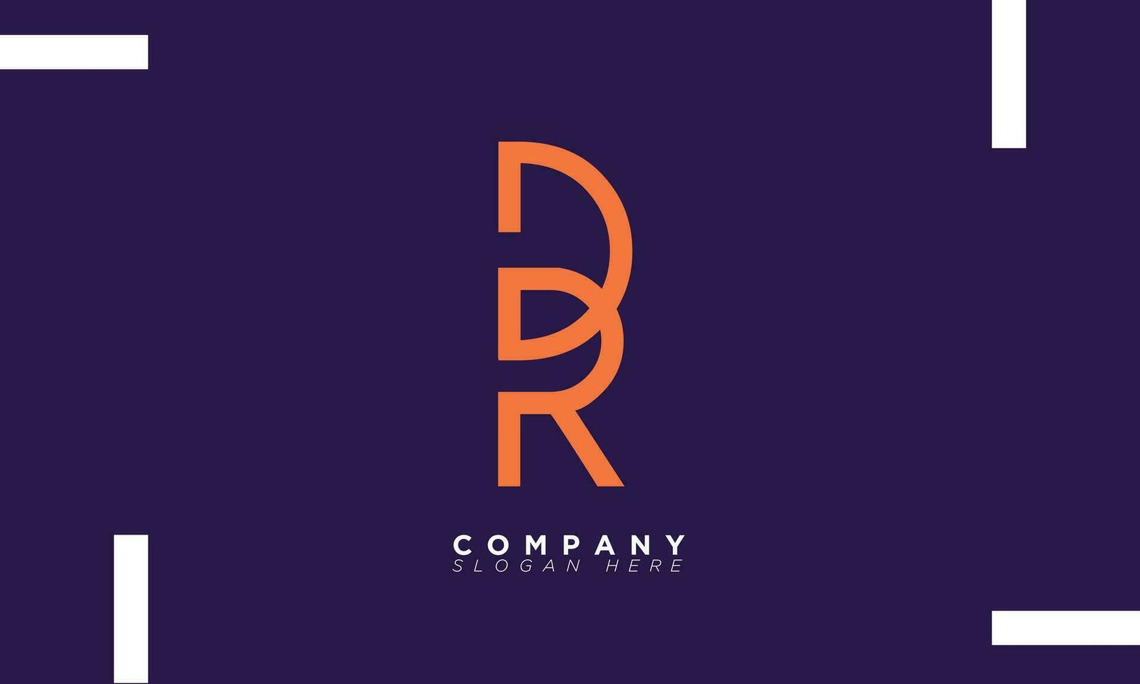 DR Alphabet letters Initials Monogram logo RD, D and R vector