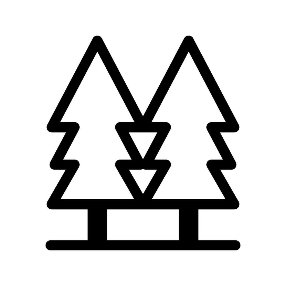 Forest Icon Vector Symbol Design Illustration