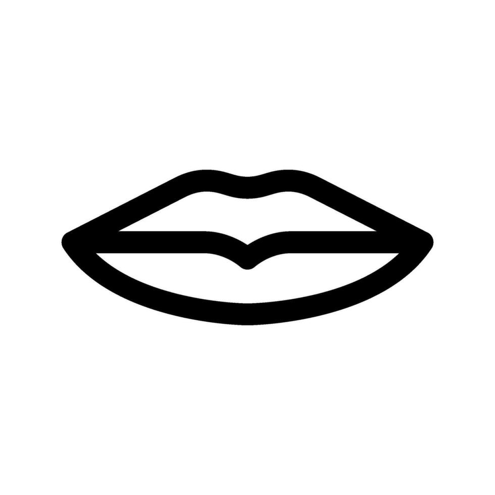 Lips Icon Vector Symbol Design Illustration