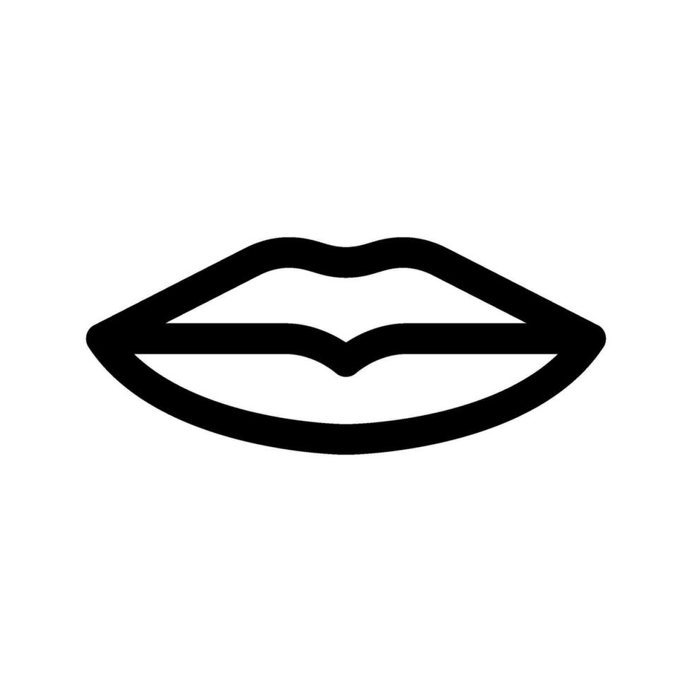 Lips Icon Vector Symbol Design Illustration