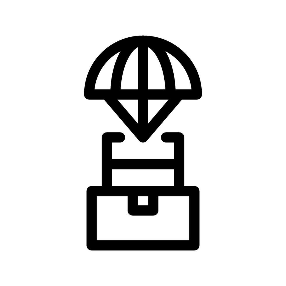 Airdrop Icon Vector Symbol Design Illustration