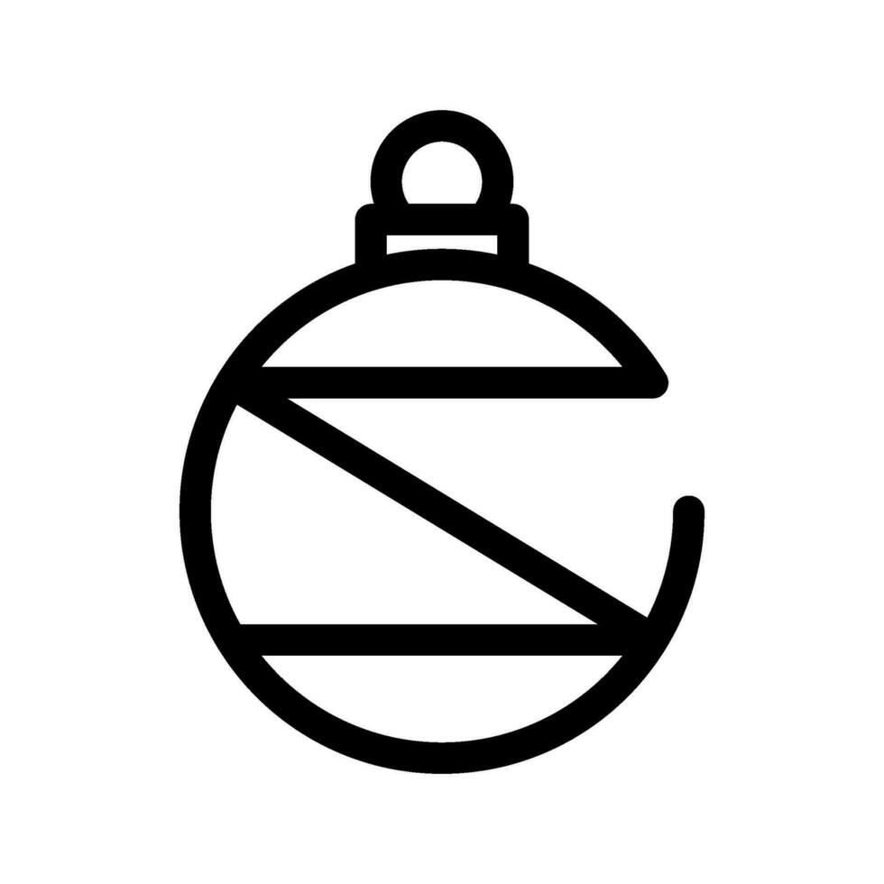 Bauble Icon Vector Symbol Design Illustration