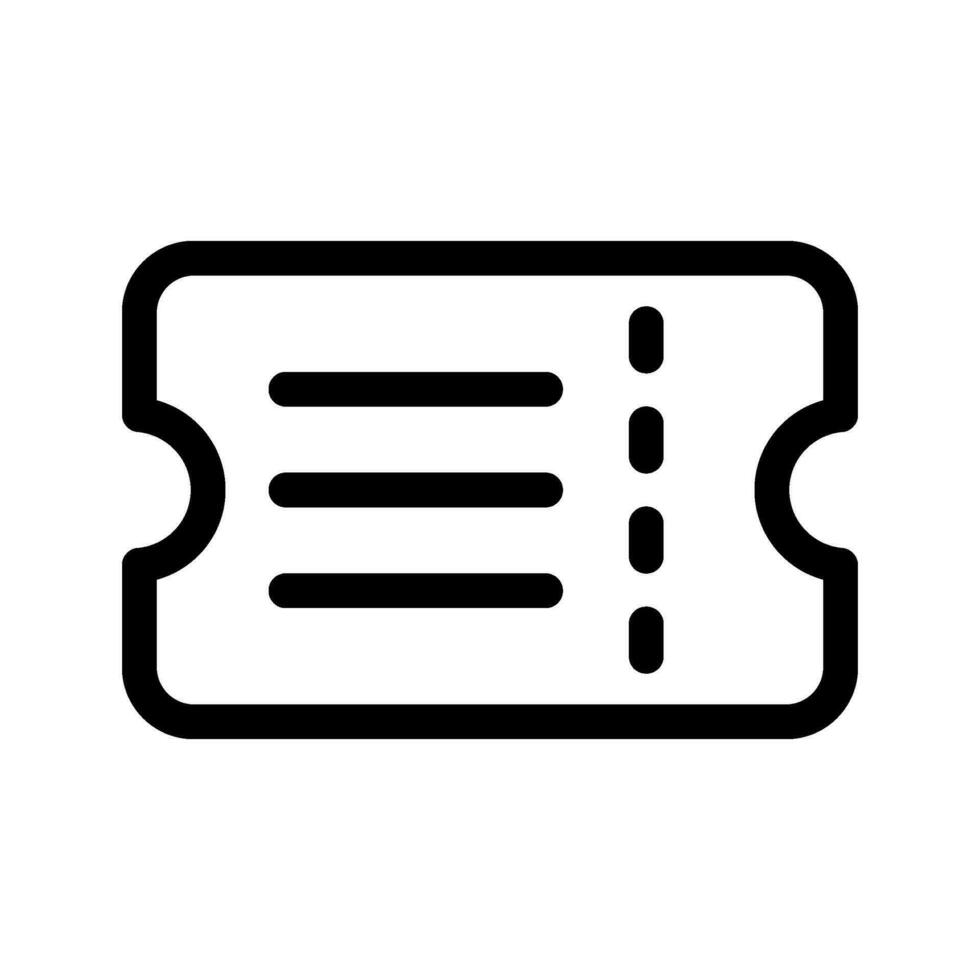 Ticket Icon Vector Symbol Design Illustration