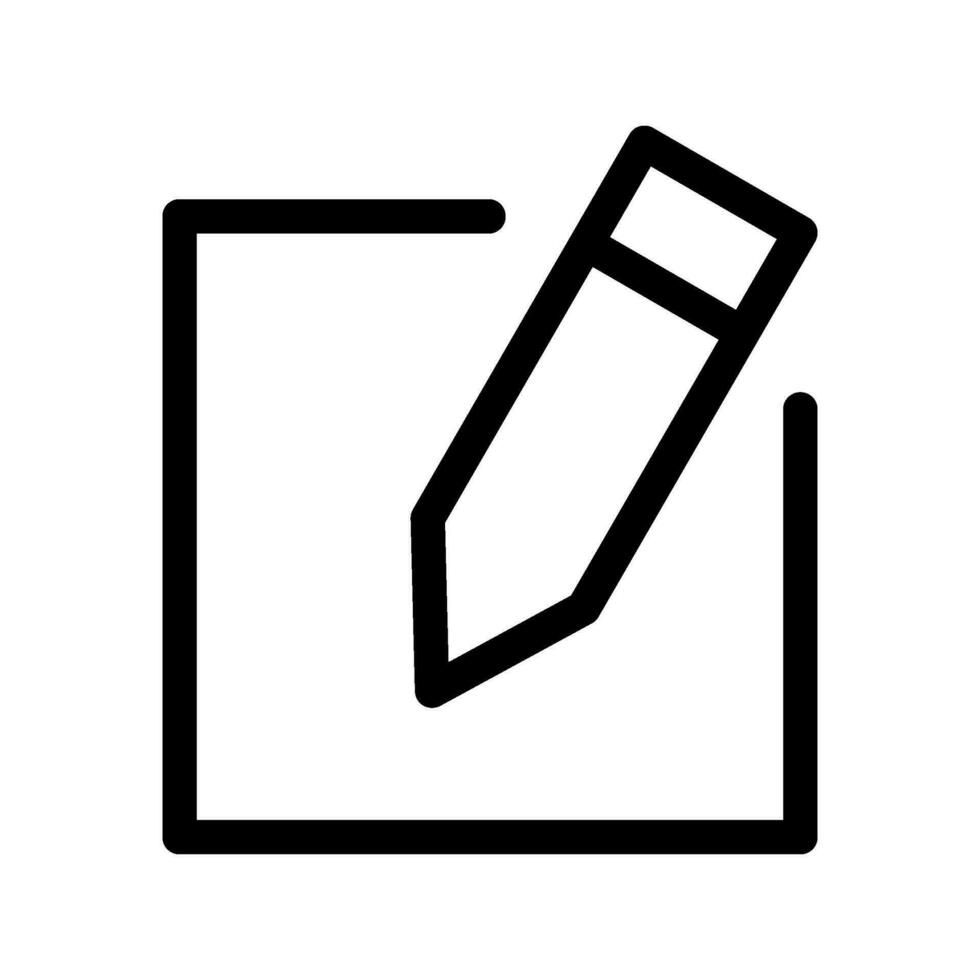 Edit Icon Vector Symbol Design Illustration