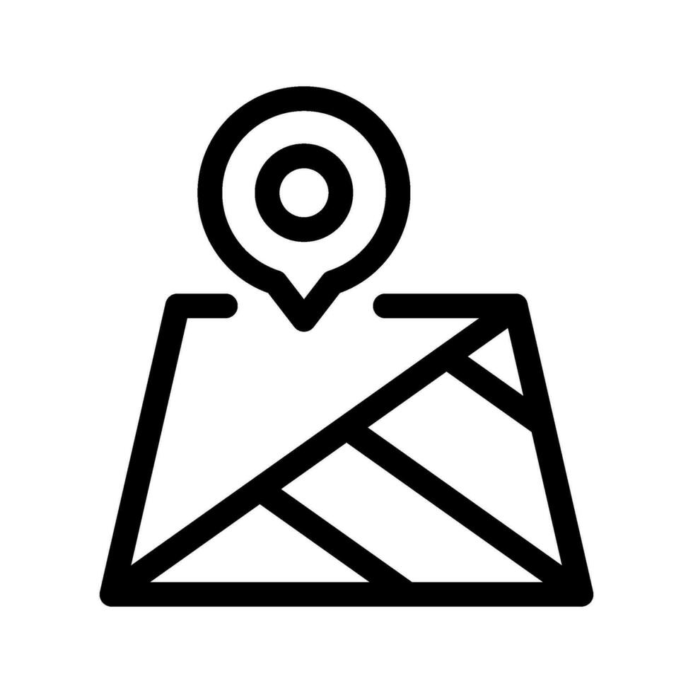 Map Icon Vector Symbol Design Illustration