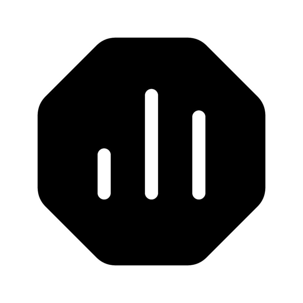 Chart Icon Vector Symbol Design Illustration
