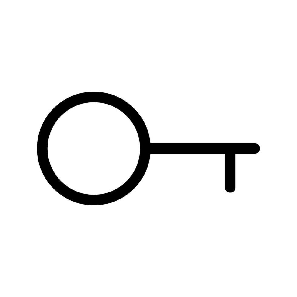 Key Icon Vector Symbol Design Illustration
