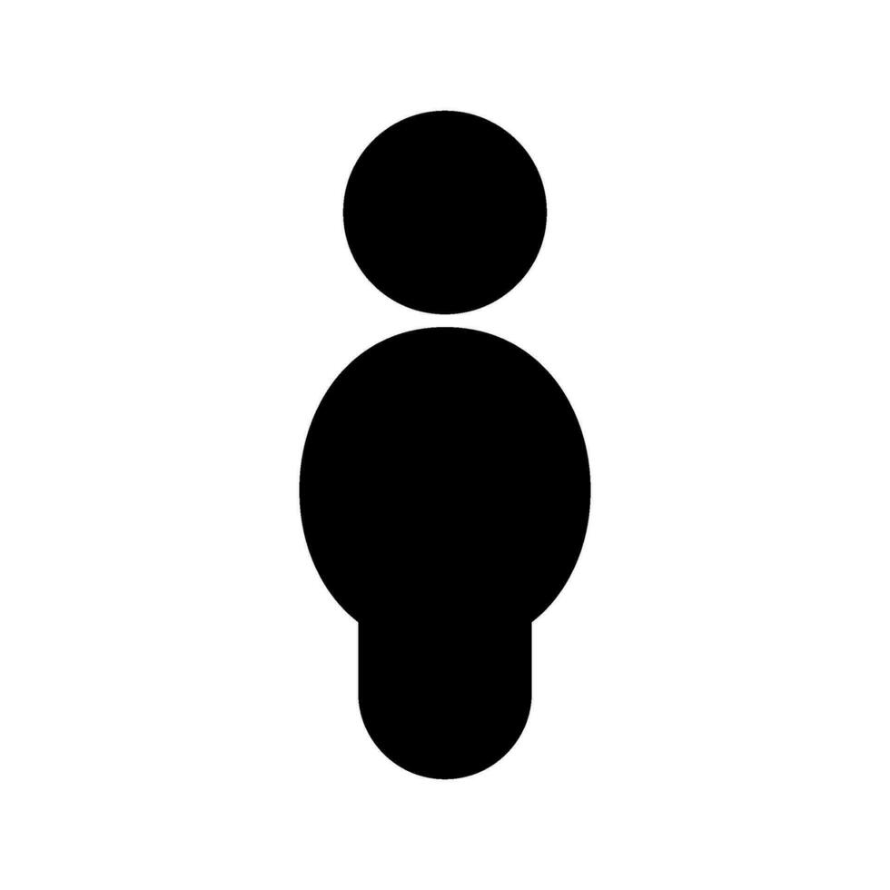 Man Icon Vector Symbol Design Illustration