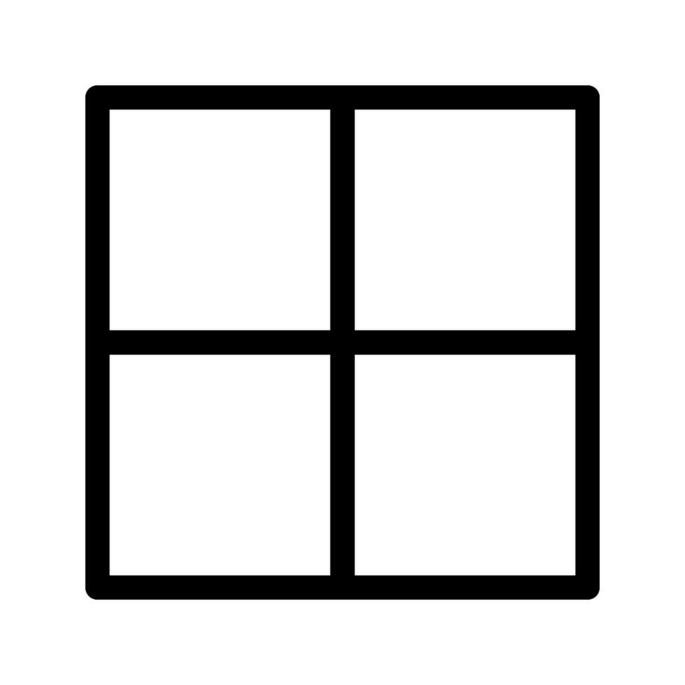 Layout Icon Vector Symbol Design Illustration