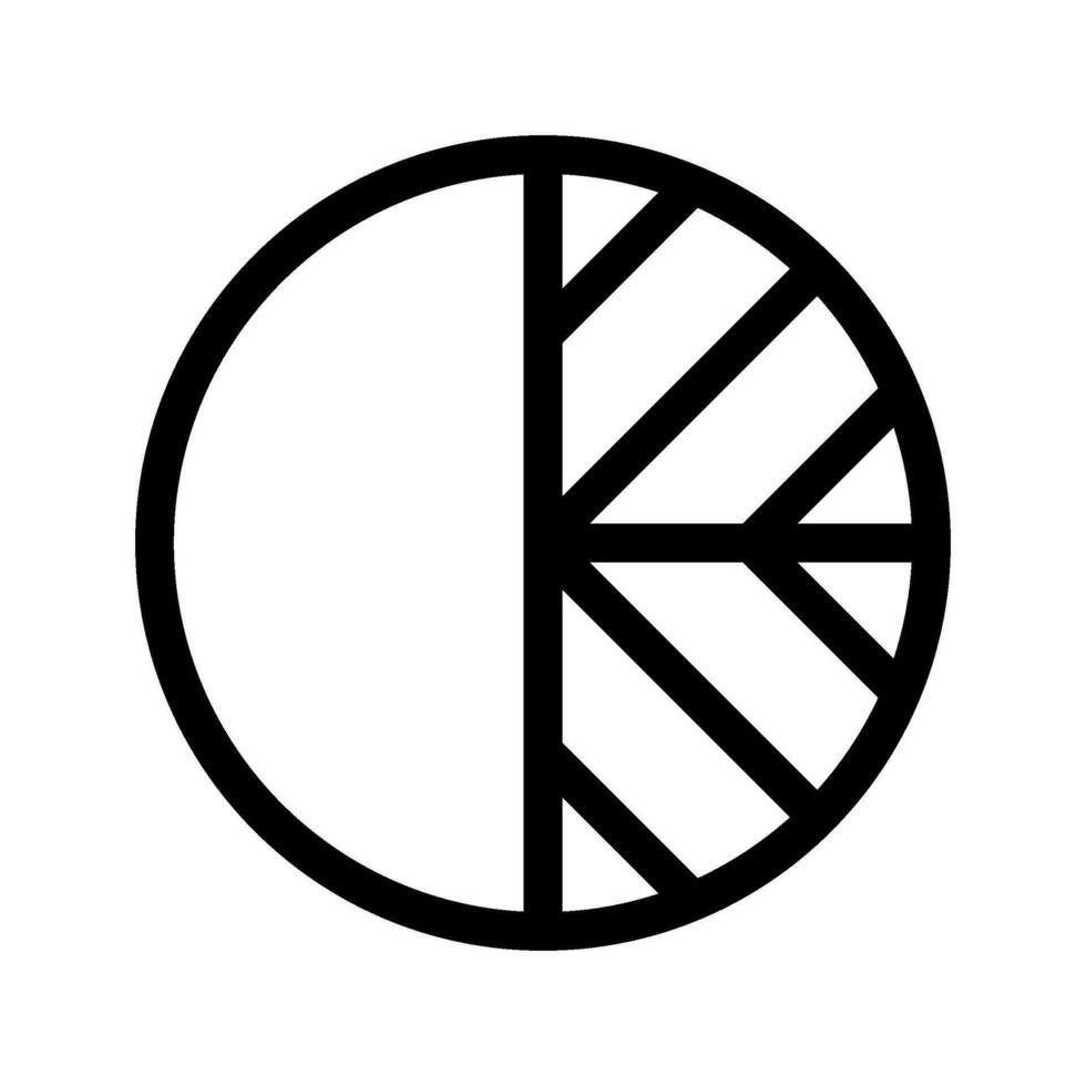 Pie Chart Icon Vector Symbol Design Illustration