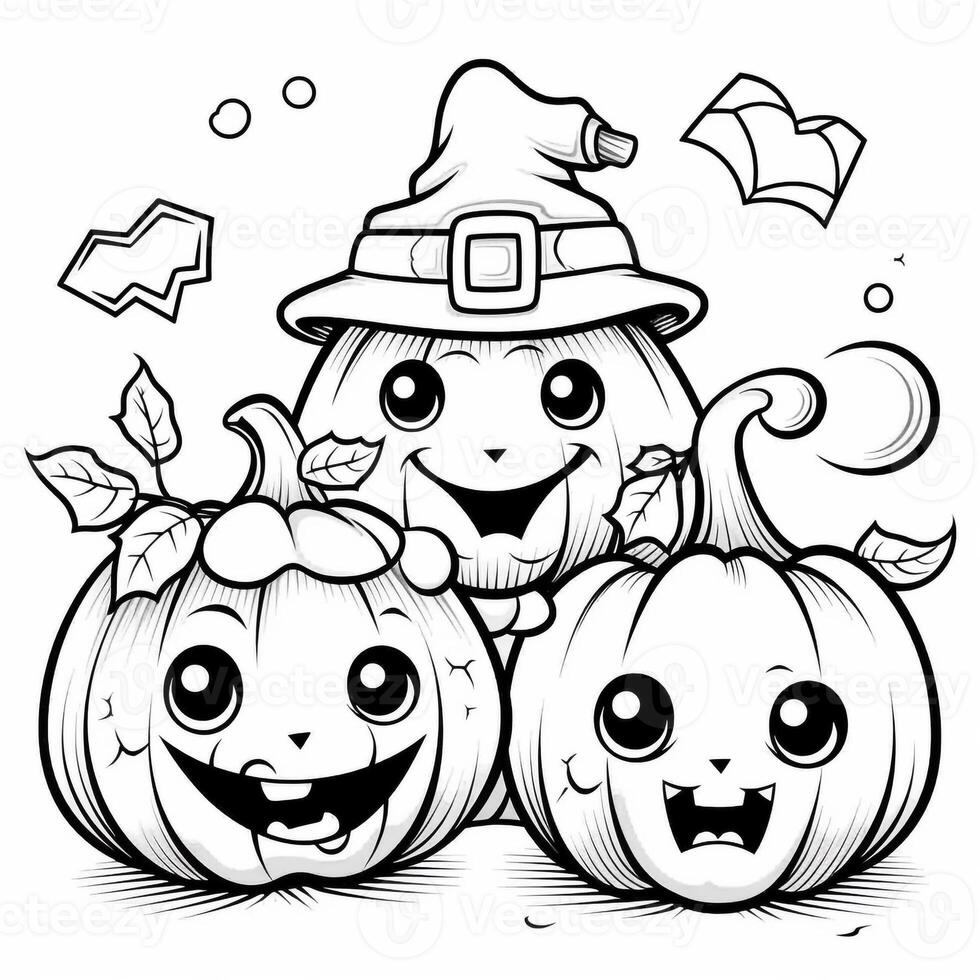 Halloween Coloring Pages photo