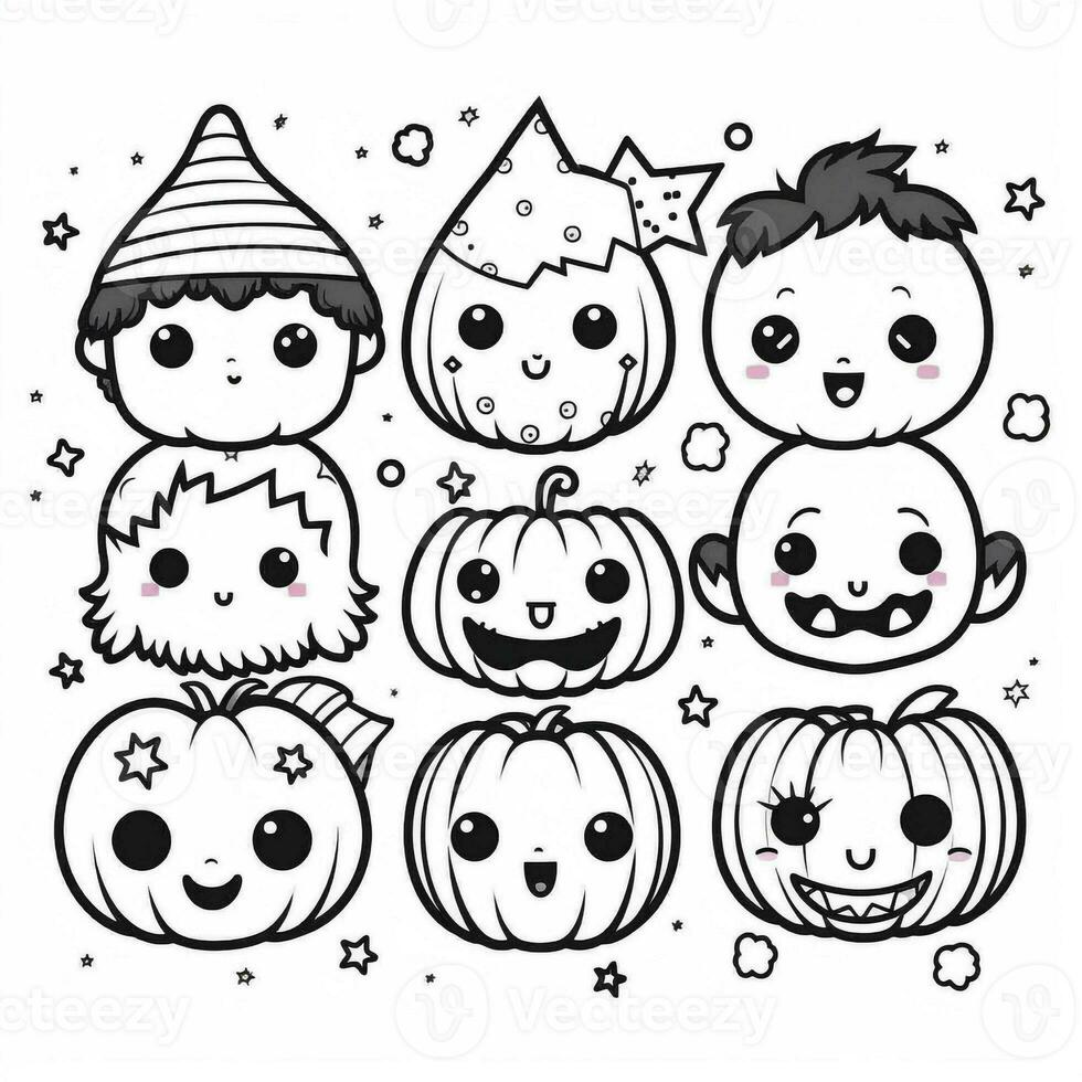 Halloween Coloring Pages photo