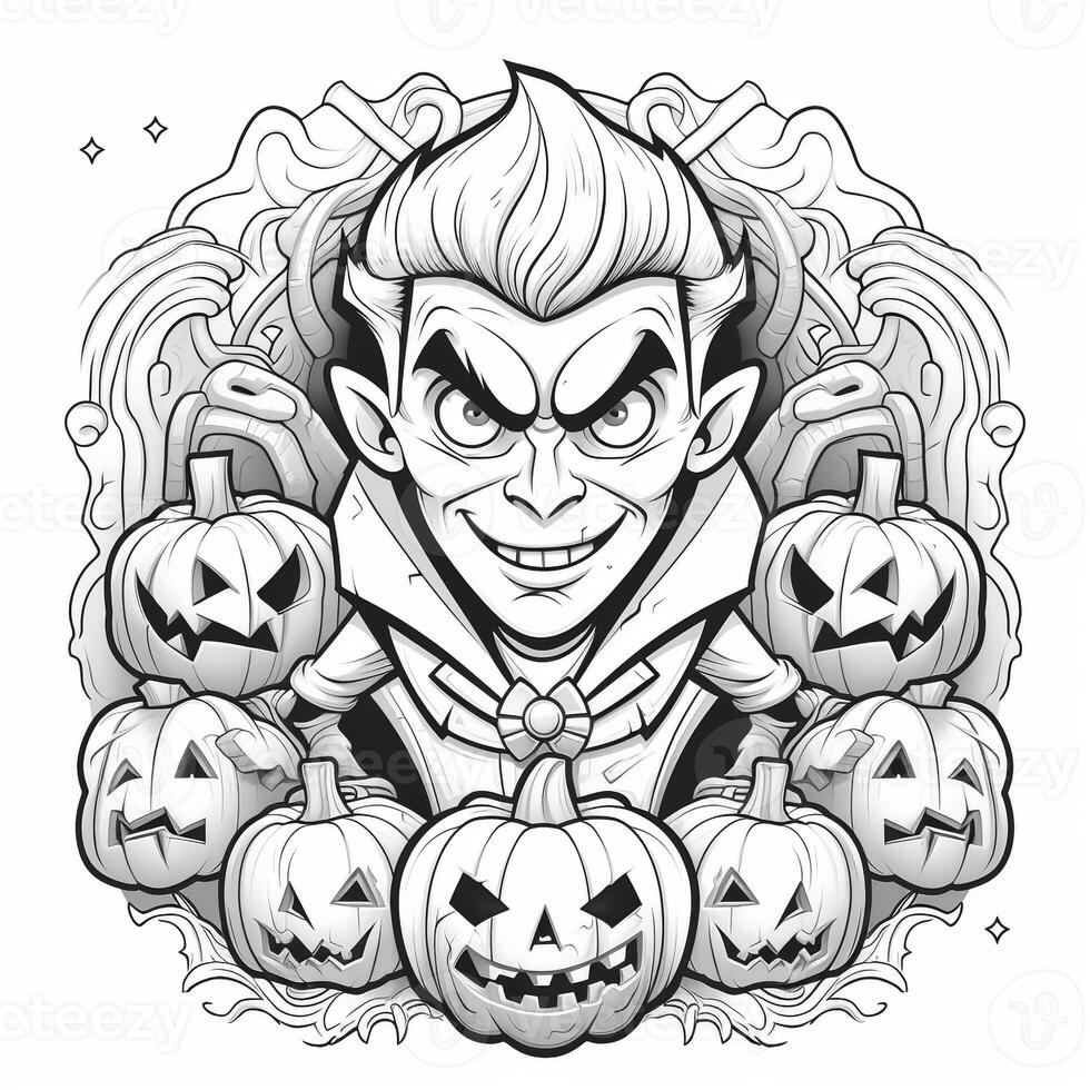 Halloween Coloring Pages photo