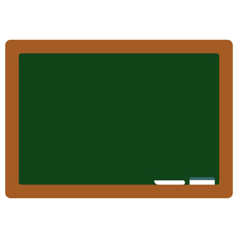 School blackboard icon. Vector flat illustration