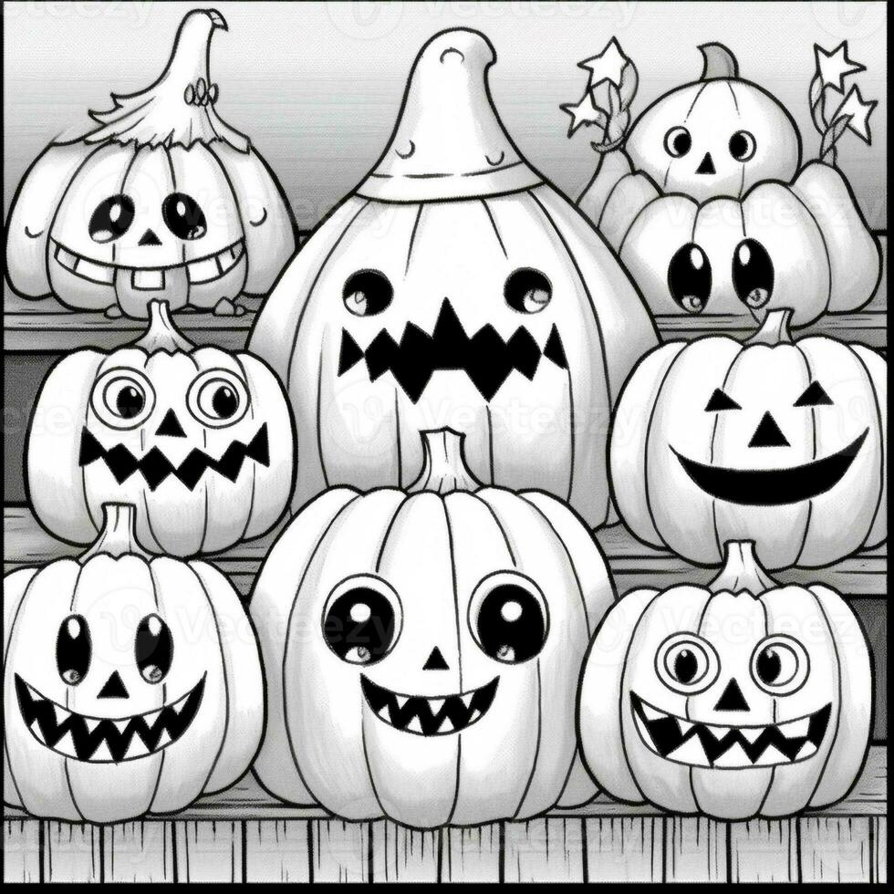 Halloween Coloring Pages photo