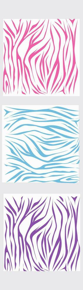 a series of backgrounds, animal print, different colors vector