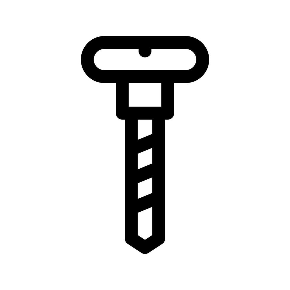 Screw Icon Vector Symbol Design Illustration