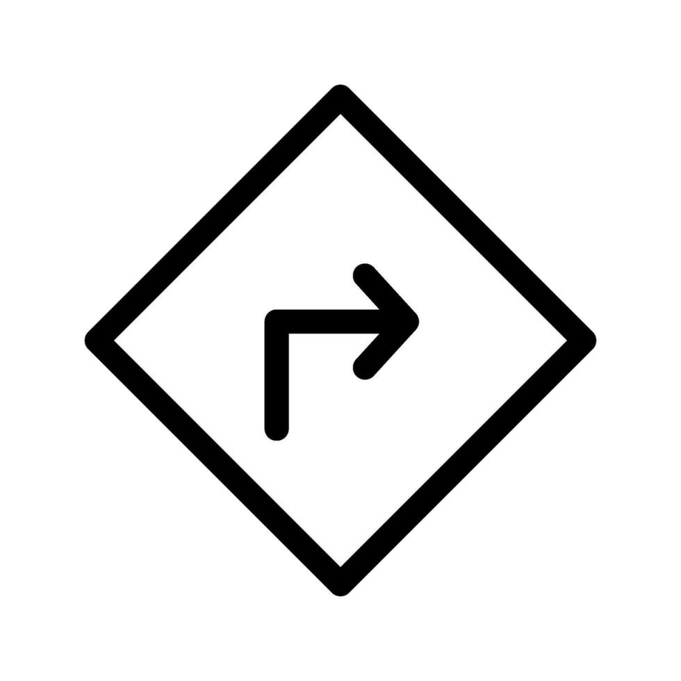 Turn Icon Vector Symbol Design Illustration