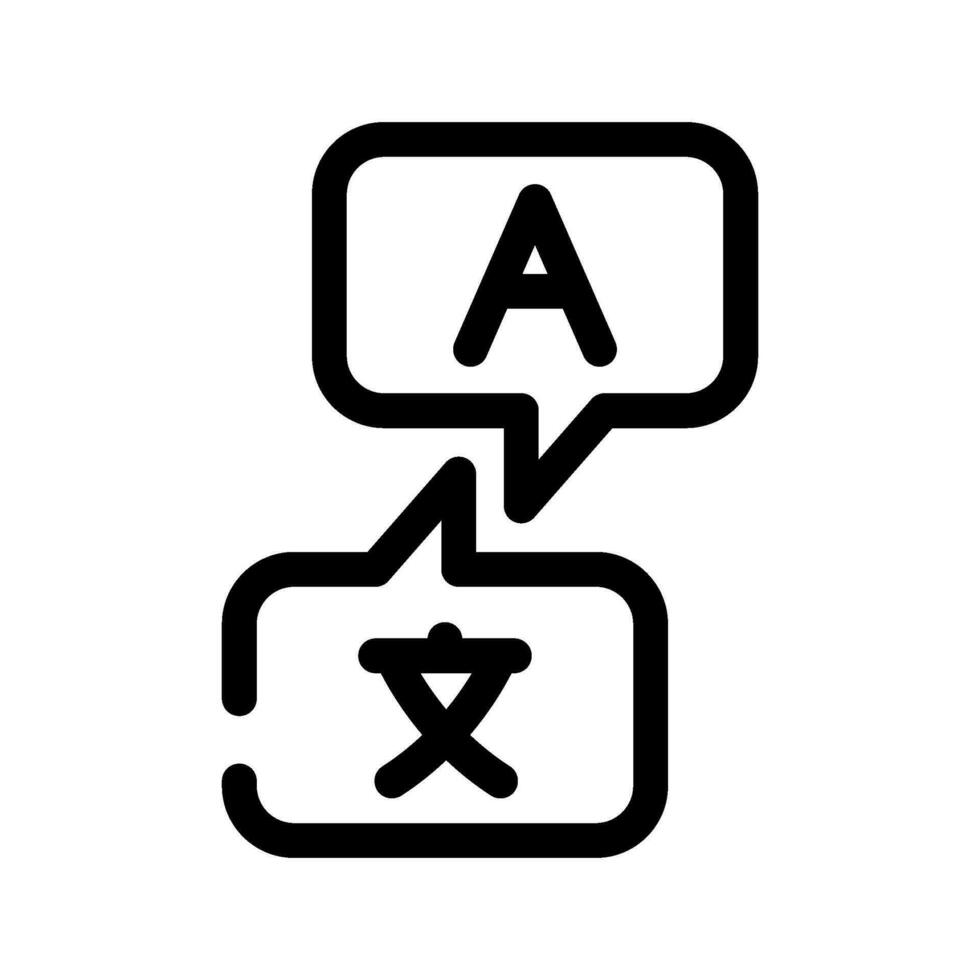 Translate Icon Vector Symbol Design Illustration