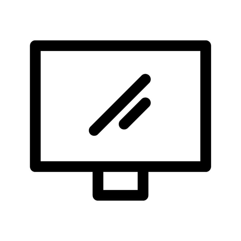 monitor icono vector símbolo diseño ilustración