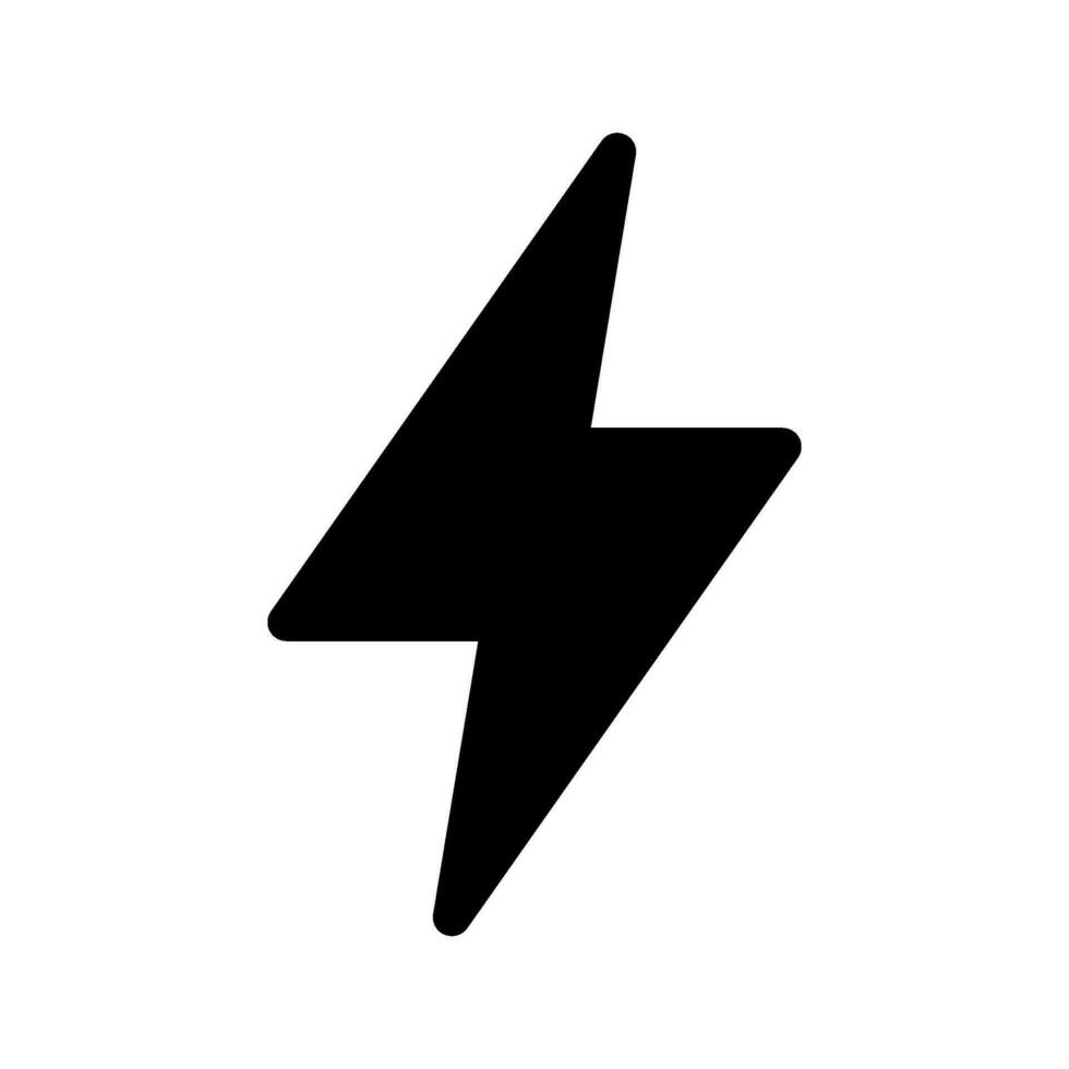 Flash Icon Vector Symbol Design Illustration