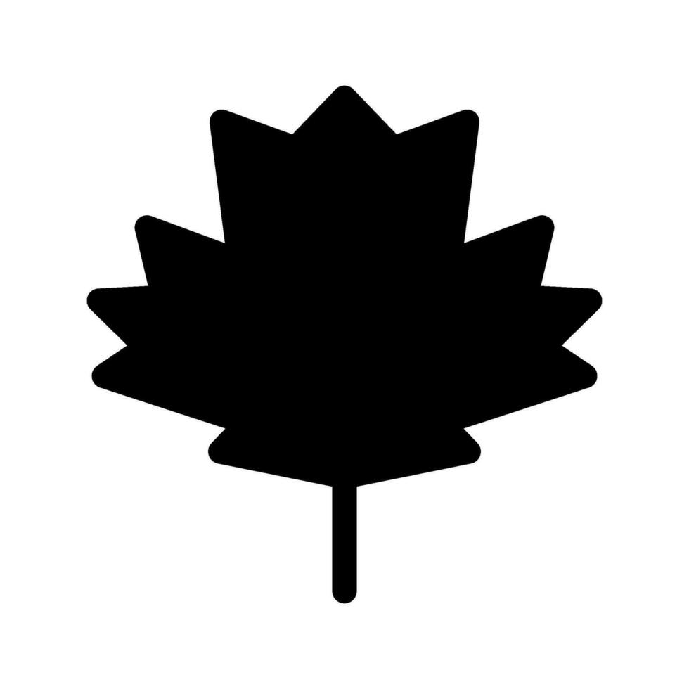 Maple Icon Vector Symbol Design Illustration
