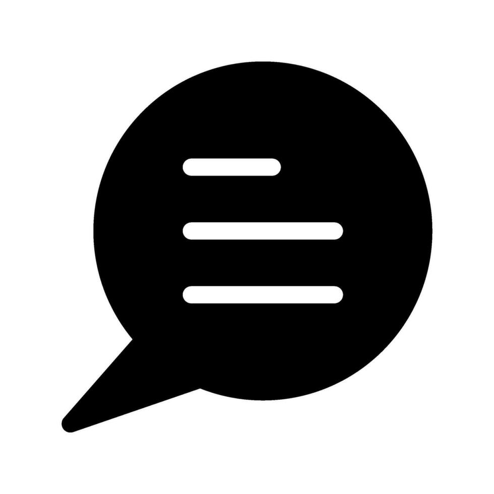 Bubble Chat Icon Vector Symbol Design Illustration
