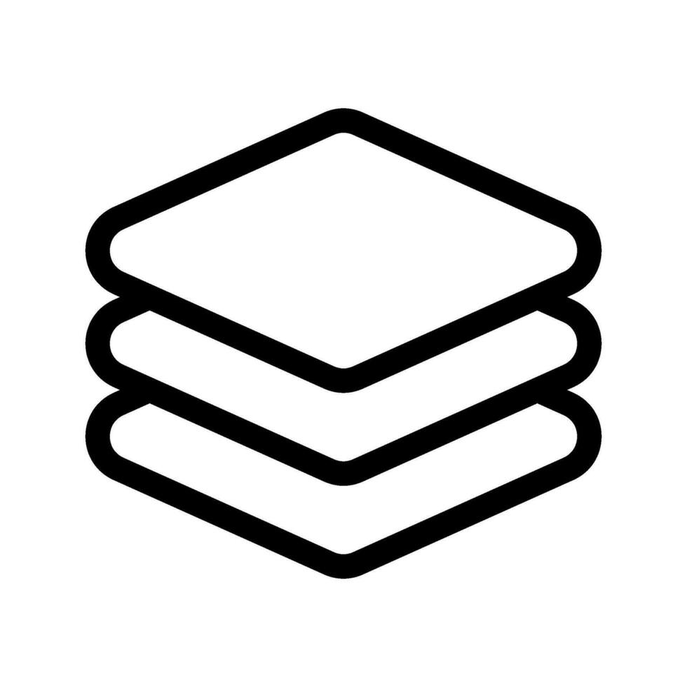 Layers Icon Vector Symbol Design Illustration