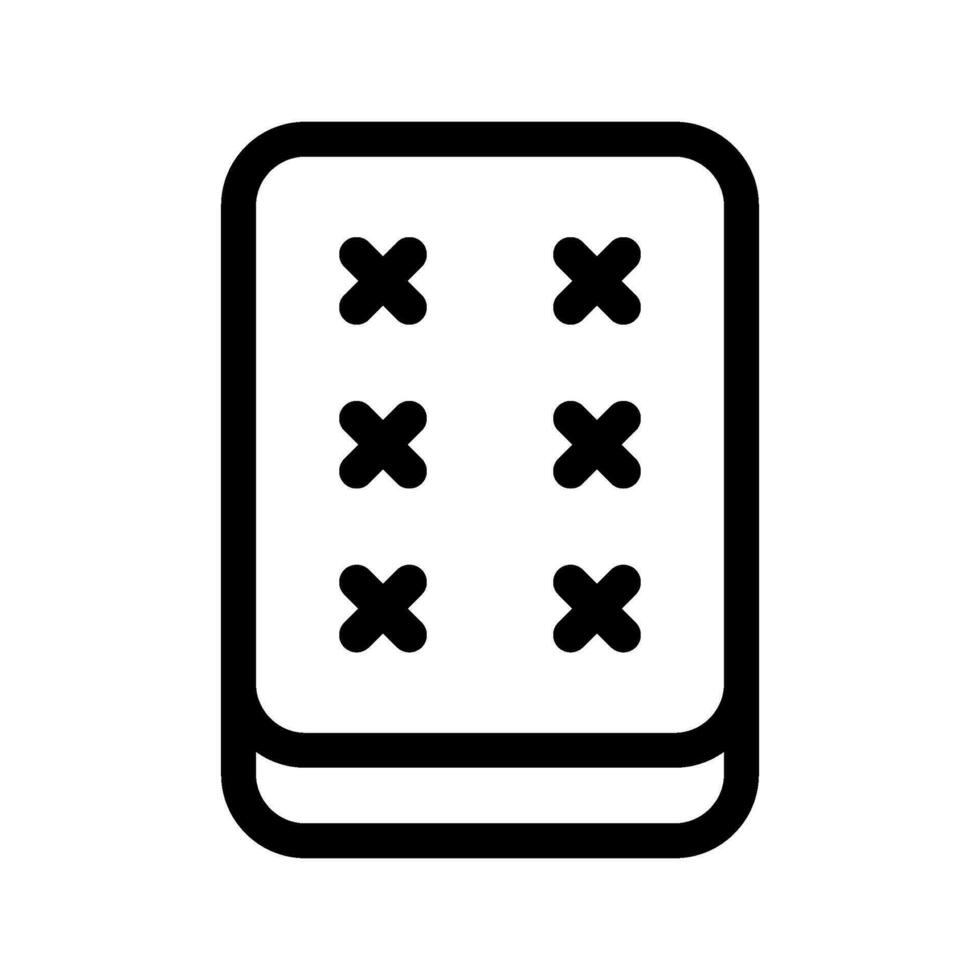 Mattress Icon Vector Symbol Design Illustration