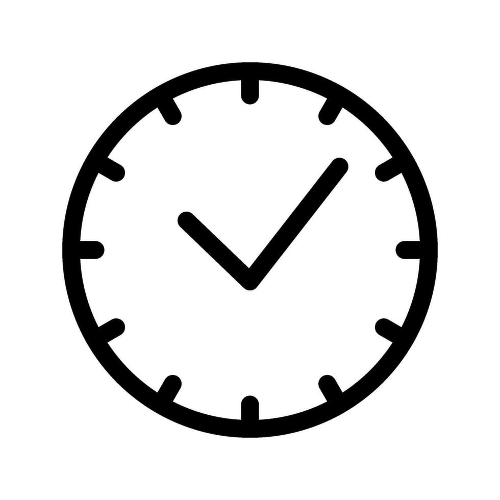 Time Icon Vector Symbol Design Illustration