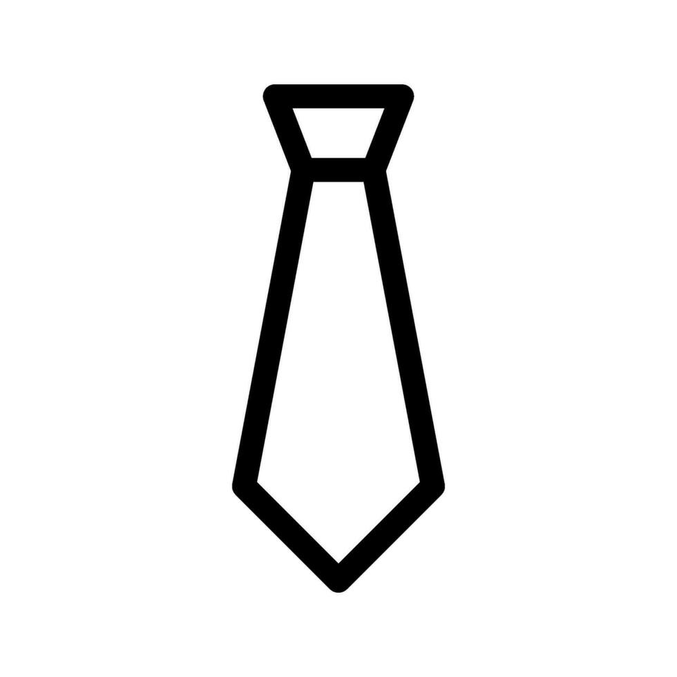 Tie Icon Vector Symbol Design Illustration