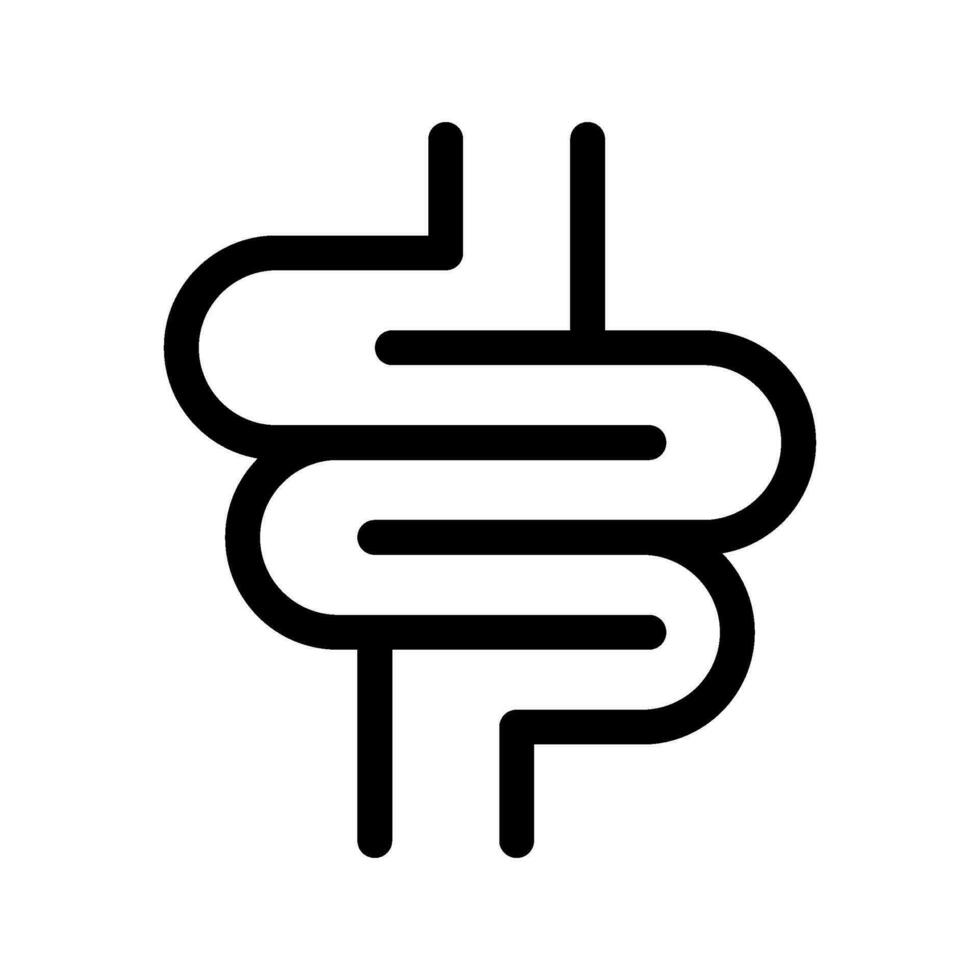 intestino icono vector símbolo diseño ilustración