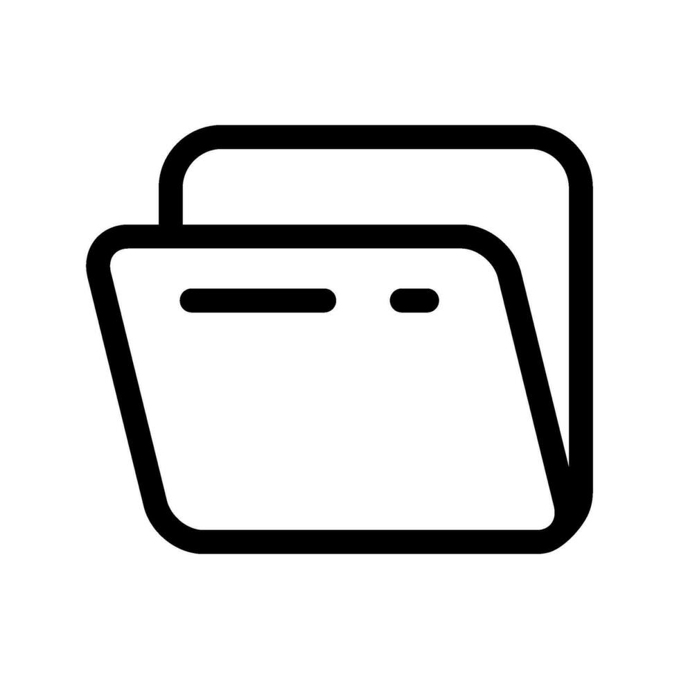 Folder Icon Vector Symbol Design Illustration