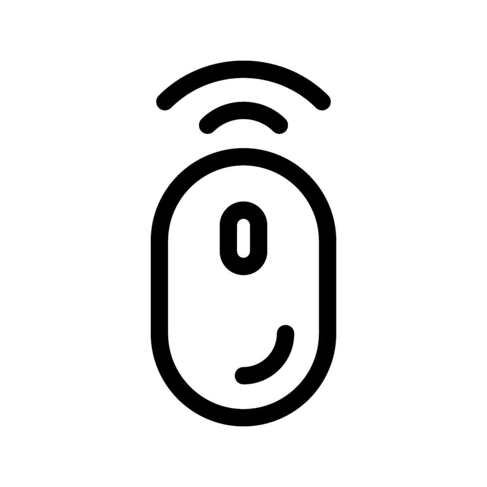 Wireless Mouse Icon Vector Symbol Design Illustration