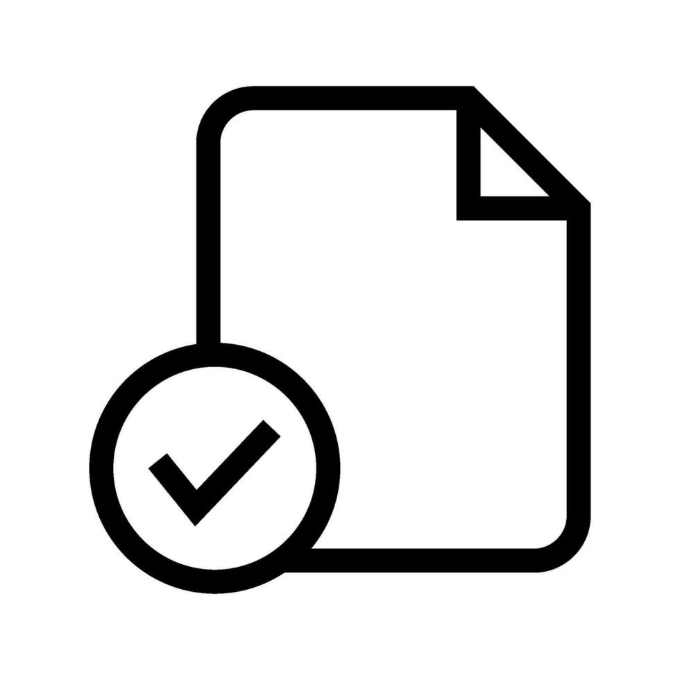 Approve Icon Vector Symbol Design Illustration