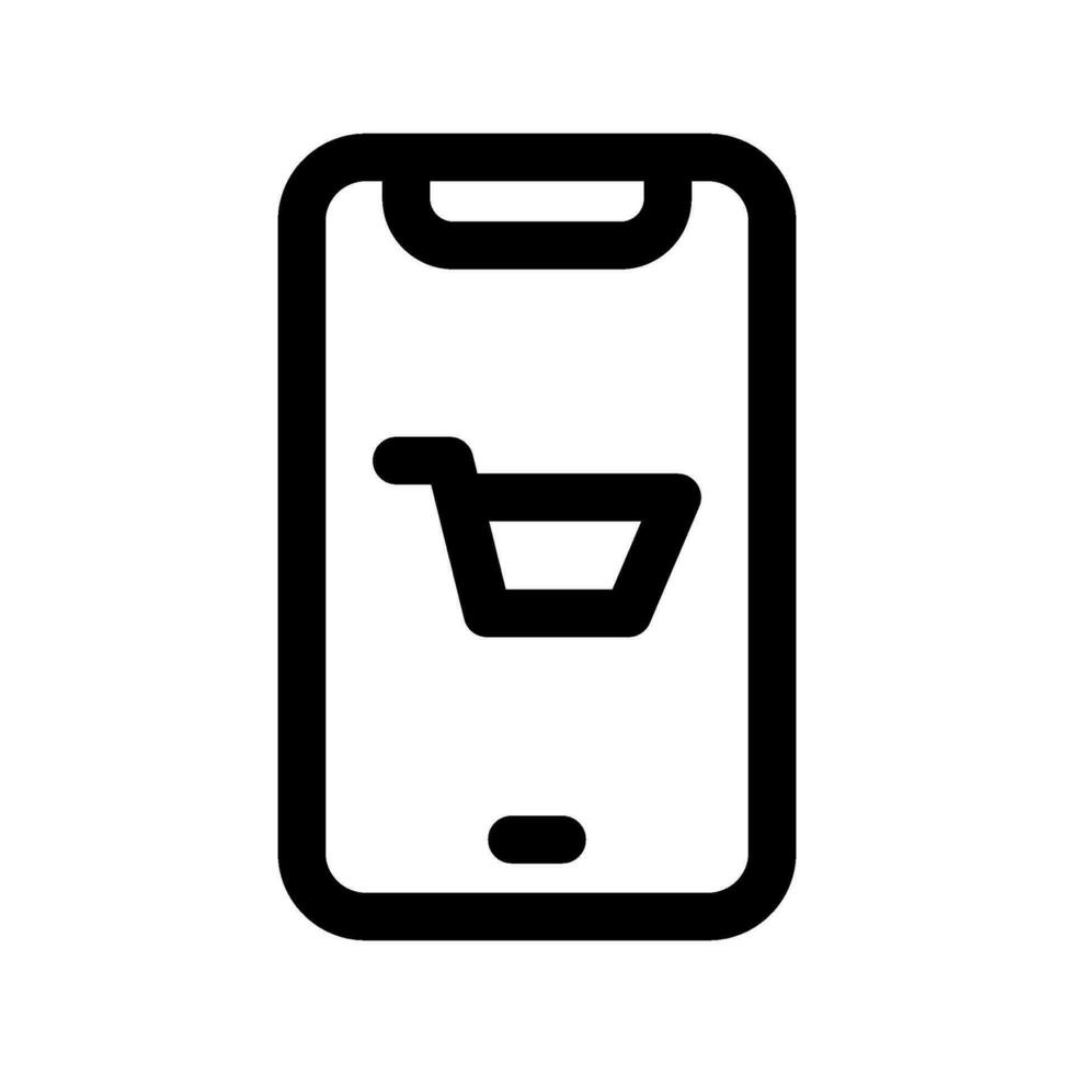 Online Shopping Icon Vector Symbol Design Illustration