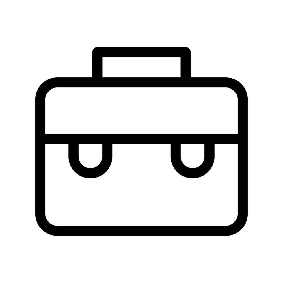 Briefcase Icon Vector Symbol Design Illustration