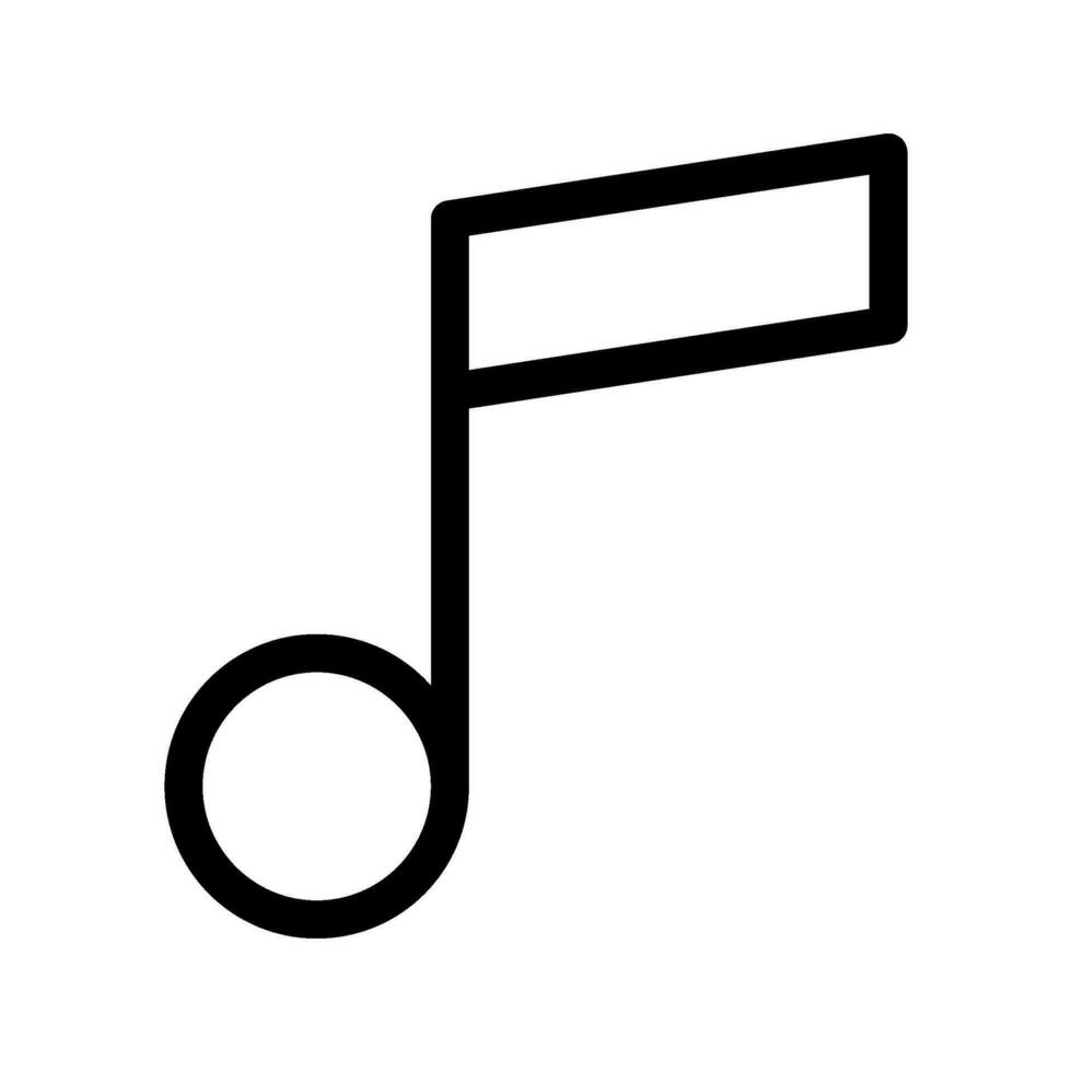 música Nota icono vector símbolo diseño ilustración