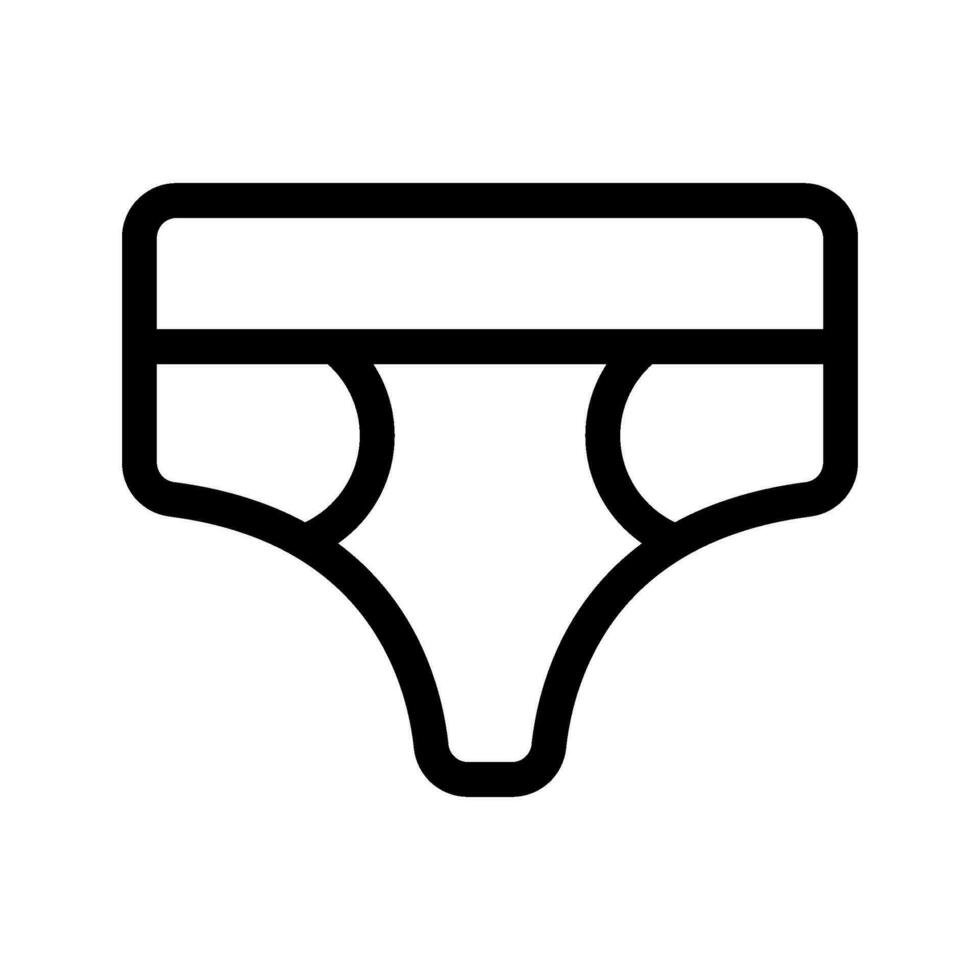 Underwear Icon Vector Symbol Design Illustration