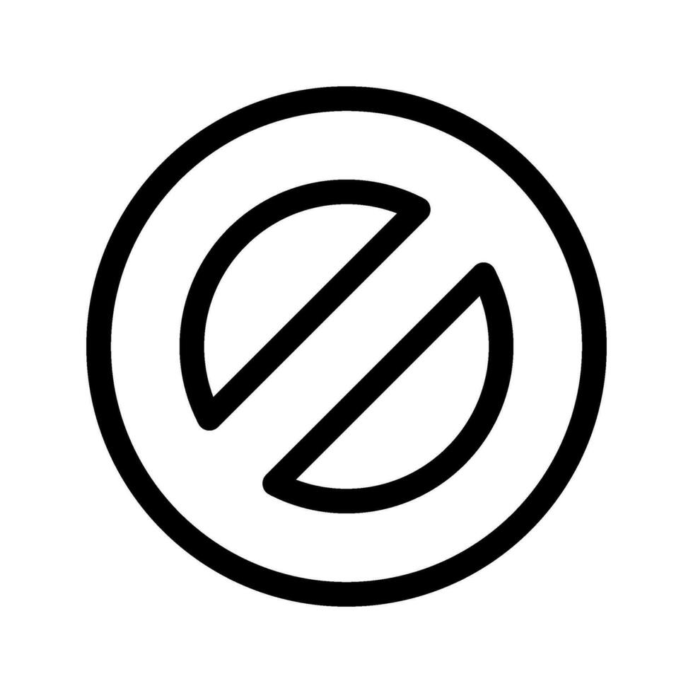 Forbidden Icon Vector Symbol Design Illustration