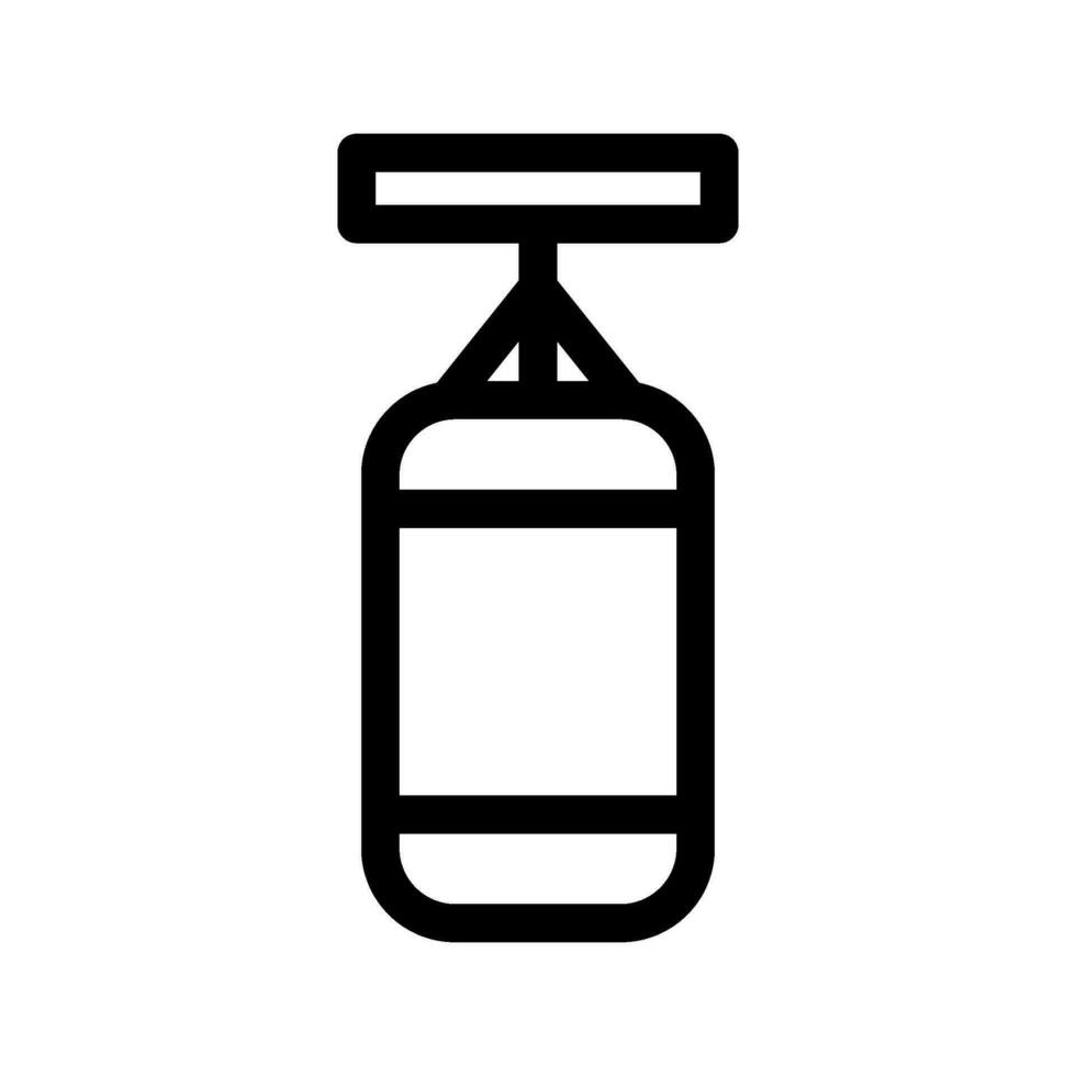 Punching Bag Icon Vector Symbol Design Illustration