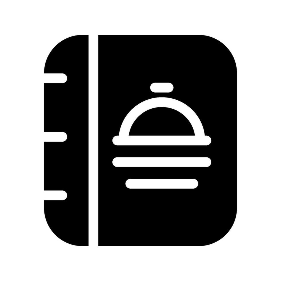 Recipe Icon Vector Symbol Design Illustration