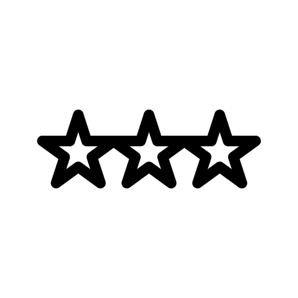 Rating Icon Vector Symbol Design Illustration