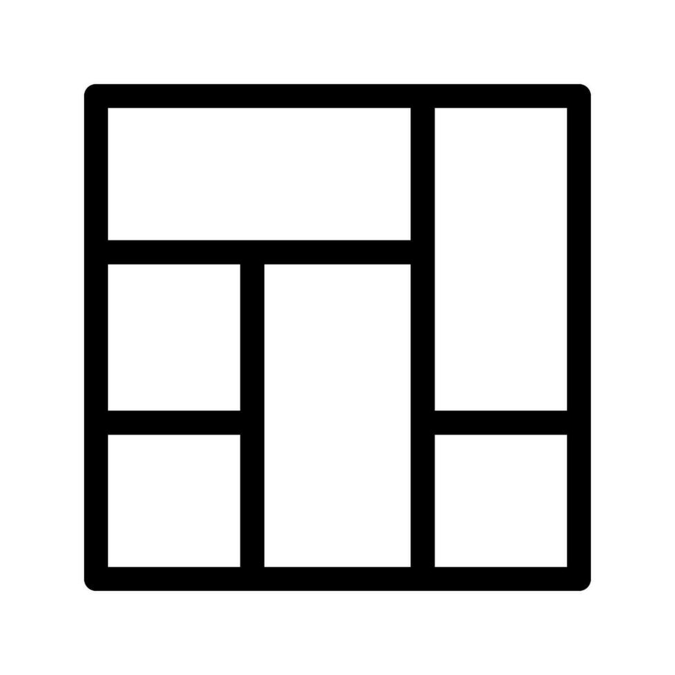 Layout Icon Vector Symbol Design Illustration