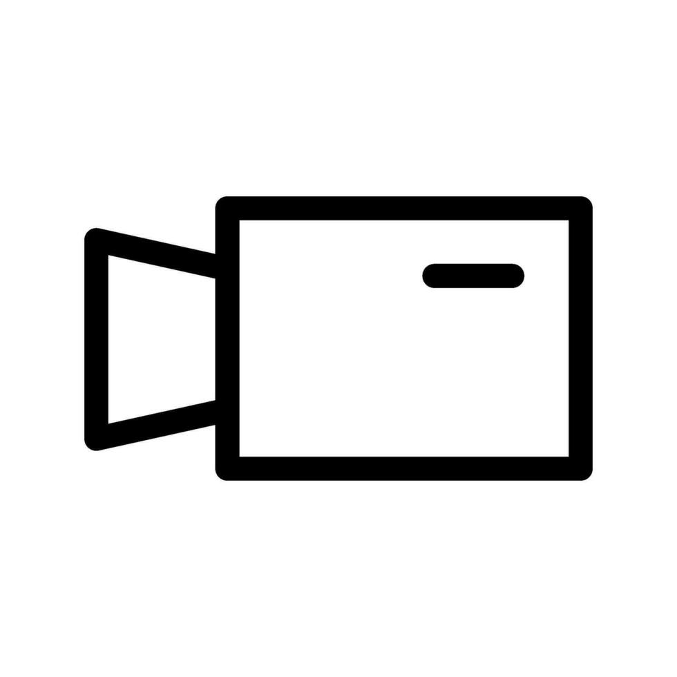 Record Video Icon Vector Symbol Design Illustration