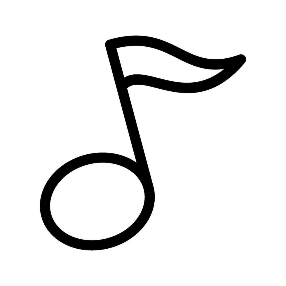 Music Note Icon Vector Symbol Design Illustration